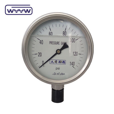 Máy đo áp suất chứa dầu lỏng 100mm 4 &quot;Mànometer chính xác 1,6%