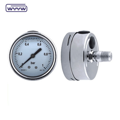 Đằng sau Mount dầu đầy áp suất 100mm kích thước vật liệu thép không gỉ