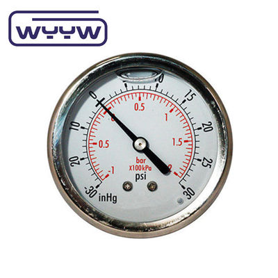 Máy đo áp suất hợp chất và áp suất tích cực 63mm 100mm