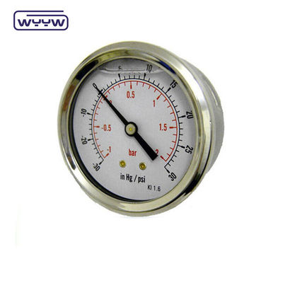 Máy đo áp suất hợp chất và áp suất tích cực 63mm 100mm