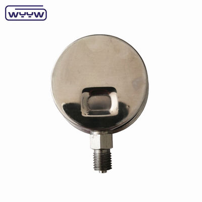 1/4 PT Làn chứa chất lỏng Manometer màu đen sơn nhôm chỉ Acrylic cửa sổ