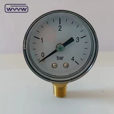 Độ chính xác cao thép vỏ nước thử nghiệm áp suất đo đằng sau