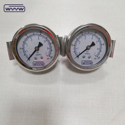 Thiết bị đo áp suất tùy chỉnh với ống Bourdon và Phosphor đồng