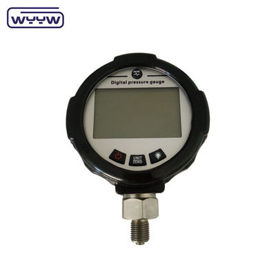 Nhiệt độ làm việc 20-140 ° F -6,67 đến 60 ° C Máy đo áp suất kỹ thuật số 80mm với vật liệu yếu tố 304SS