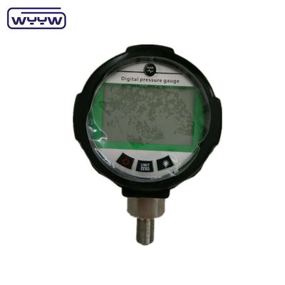 Nhiệt độ làm việc 20-140 ° F -6,67 đến 60 ° C Máy đo áp suất kỹ thuật số 80mm với vật liệu yếu tố 304SS