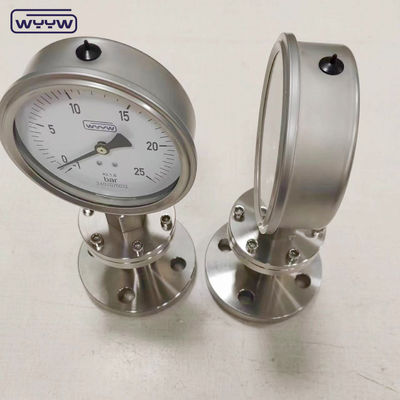 1/2 Kích thước sợi Bourdon Tube Pressure Gauge với 1/4 Inch NPT Connection Size cho phép đo áp suất chính xác
