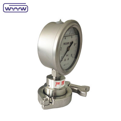 2Máy đo áp suất khẩu phần dài 0,5 inch với kết nối dưới cùng và sợi NPT