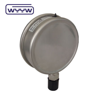 Máy đo áp suất chứa chất lỏng công nghiệp 100mm với cửa sổ acrylic và dễ cài đặt