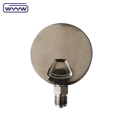 Công cụ đo áp suất chuyên nghiệp với chất lỏng điền 1/2'PT / NPT / G / M Thread Đen sơn nhôm chỉ