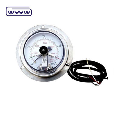2.5% Đường đo áp suất tiếp xúc điện chính xác với phạm vi đo lường theo yêu cầu và kết nối dưới hoặc sau