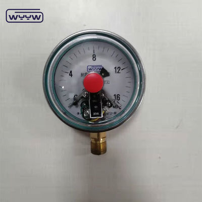 Máy đo áp suất tiếp xúc điện 100mm để đo áp suất công nghiệp trong môi trường đòi hỏi
