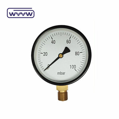 Máy đo áp suất cápsul độ chính xác cao MmH2O cho 63mm 100mm 150mm 2,5% Độ chính xác áp suất