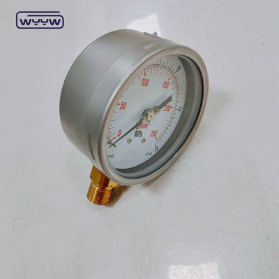 Dầu có sẵn Phốt pho Đồng Bourdon ống vật liệu áp lực đo lường Manometer cho các phép đo chính xác cao