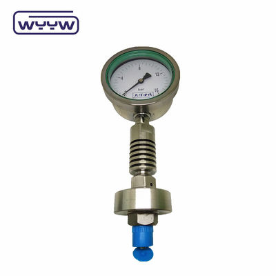 Kết nối đáy 60mm Dial Gauge Diaphragm Vật liệu nhôm