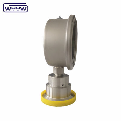 Máy đo áp suất ống Aluminium Dial Bourdon để đo áp suất chính xác trong công việc nặng