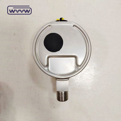 Đồng hồ đo áp suất có vỏ SS304, ren SS316, chứa đầy Glycerine, kính an toàn, có kim điều chỉnh