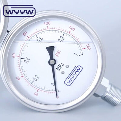 2 Inch Dial Size High Pressure Meter với 304 case thép không gỉ - Industrial Pressure Gauge Manometer