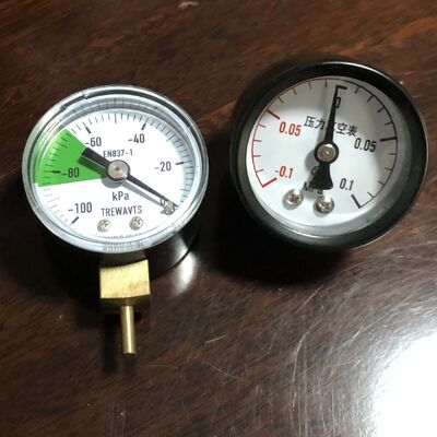 Đồng hồ đo áp suất & đồng hồ đo khí công nghiệp với hiệu chuẩn theo khí cụ thể cho hiệu suất an toàn và chống rò rỉ quan trọng