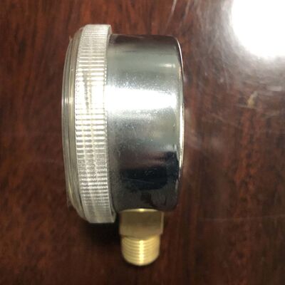 Máy đo áp suất oxy 2 inch với phạm vi 0-4000 PSI Được chứng nhận an toàn oxy cho các ứng dụng khí tự nhiên và khí LPG