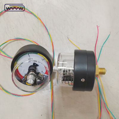 Máy đo áp suất tiếp xúc điện 63mm với kết nối ngược và phạm vi 4MPa cho các ứng dụng công nghiệp