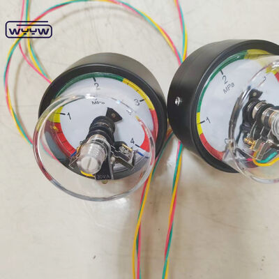Máy đo áp suất tiếp xúc điện 63mm với kết nối ngược và phạm vi 4MPa cho các ứng dụng công nghiệp