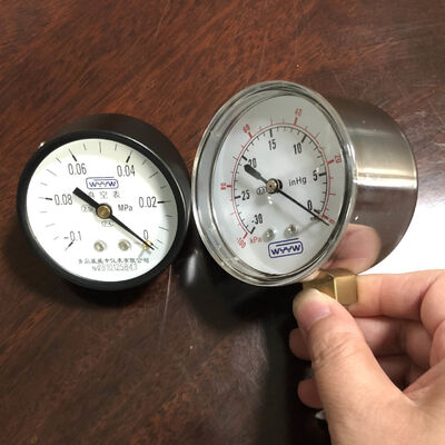2.5" 60mm Capsule Vacuum Gauge -30 inHg / -100 kPa