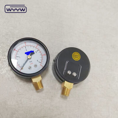 Kết nối quang 60mm Bar Pressure Gauge Gas Pressure Meter
