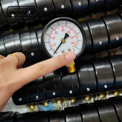 Kết nối quang 60mm Bar Pressure Gauge Gas Pressure Meter