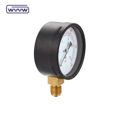 Kết nối quang 60mm Bar Pressure Gauge Gas Pressure Meter