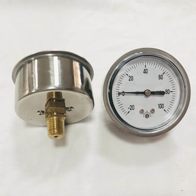 2.5 inch 60mm -20~100cmH2O Capsule Pressure Gauge.