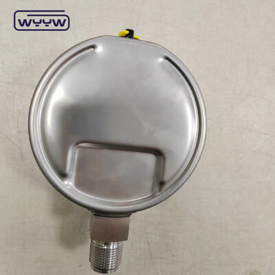 Thép không gỉ Đường đo áp suất chống sốc với phạm vi tùy chỉnh và kết nối đáy đao