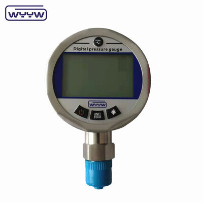 Manometer đo áp suất kỹ thuật số chạy bằng pin, màn hình LCD 80mm