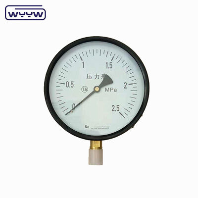 Đồng hồ đo áp suất công nghiệp vỏ sắt đen 100mm | Sản xuất tại nhà máy số lượng lớn